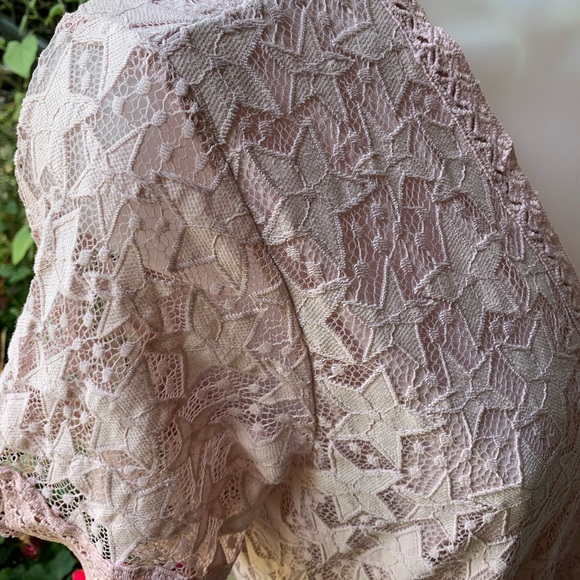 SHE + SKY Pink Star Romper Size L EUC - Picture 4 of 5